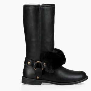 UGG Kids Lili Black Boot - NIB